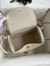 Hermes Lindy 26 Handmade Bag In Craie Ostrich Leather 