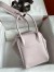 Hermes Lindy 26 Handmade Bag in Mauve Pale Swift Calfskin 