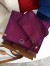 Hermes Herbag Zip PM 31cm Bag In Fuchsia Canvas