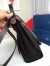 Hermes Herbag Zip PM 31cm Bag In Black Canvas