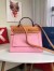 Hermes Herbag Zip PM 31cm Bag In Pink Canvas
