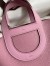 Hermes In The Loop 18 Handmade Bag in Mauve Sylvestre Clemence Leather 