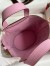 Hermes In The Loop 18 Handmade Bag in Mauve Sylvestre Clemence Leather 