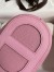 Hermes In The Loop 18 Handmade Bag in Mauve Sylvestre Clemence Leather 
