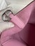 Hermes In The Loop 18 Handmade Bag in Mauve Sylvestre Clemence Leather 