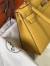 Hermes Yellow Epsom Kelly 32cm Sellier Bag