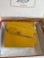 Hermes Kelly En Desordre 20 Handmade Bag in Jaune Ambre Epsom Calfskin