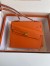 Hermes Kelly En Desordre 20 Handmade Bag in Orange Epsom Calfskin