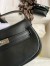 Hermès Kelly Moove Handmade Bag in Black Swift Calfskin 