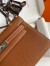 Hermes Kelly Pochette Handmade Bag in Gold Clemence Leather