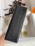 Hermes Kelly Pochette Handmade Bag in Black Cuite Ostrich Leather