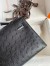 Hermes Kelly Pochette Handmade Bag in Black Cuite Ostrich Leather