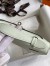 Hermes Kelly Pochette Handmade Bag In Vert Fizz Swift Calfskin 