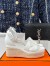 Hermes Elda Espadrilles in White Leather