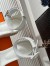 Hermes Elda Espadrilles in White Leather
