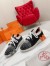 Hermes Men's Depart Sneakers in Black Gradient Knit