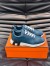 Hermes Men's Bouncing Sneakers in Blue Leather