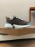 Hermes Heros Sneakers in Black Knit and Black Suede 