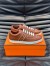 Hermes Boomerang Sneakers In Brown Epsom Calfskin 