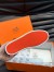 Hermes Boomerang Sneakers In White Epsom Calfskin