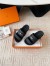 Hermes Men's Jackson Sandal in Black Epsom Calfskin