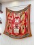 Hermes Noisette Fantaisie d'Etriers Shawl 140