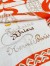Hermes Orange Fantaisie d'Etriers Shawl 140