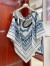 Hermes Grey Les Roues de Phaeton Bandana Shawl 140