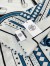 Hermes Grey Les Roues de Phaeton Bandana Shawl 140