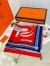 Hermes Piment Lettres Equestres shawl 140