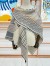 Hermes Grey Dressage Tressage Shawl 140