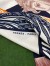 Hermes Black/White Cavalier en Formes Shawl 140