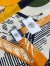 Hermes Black/White Cavalier en Formes Shawl 140