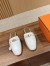 Hermes Women's Oz Mules in White Calfskin