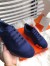 Hermes Bouncing Sneakers In Blue Canvas
