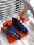 Hermes Bouncing Sneakers In Blue Canvas