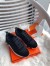 Hermes Bouncing Sneakers In Black Canvas