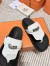 Hermes Empire Sandals in White Calfskin 