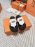 Hermes Empire Sandals in White Calfskin 