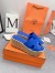 Hermes Eze 30 Cork Platform Sandals in Blue Suede Leather