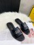 Hermes Villa Sandals In Black Calfskin