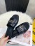 Hermes Villa Sandals In Black Calfskin