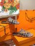 Hermes Thalassa Sandals In Silver Metallic Calfskin