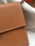 Hermes Brown Clic 16 Wallet With Strap