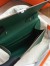 Hermes Green Clic 16 Wallet With Strap