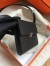 Hermes Black Clic 16 Wallet With Strap
