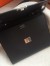 Hermes Black Clic 16 Wallet With Strap