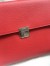 Hermes Red Clic 16 Wallet With Strap