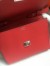 Hermes Red Clic 16 Wallet With Strap