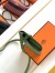 Hermes Kelly Classique To Go Wallet In Vert Criquet Epsom Calfskin